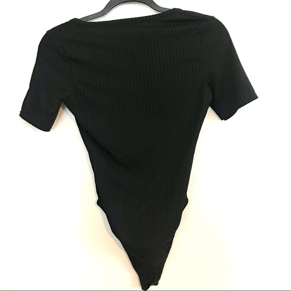 Nasty gal black bodysuit. Size 2 - Picture 3 of 6